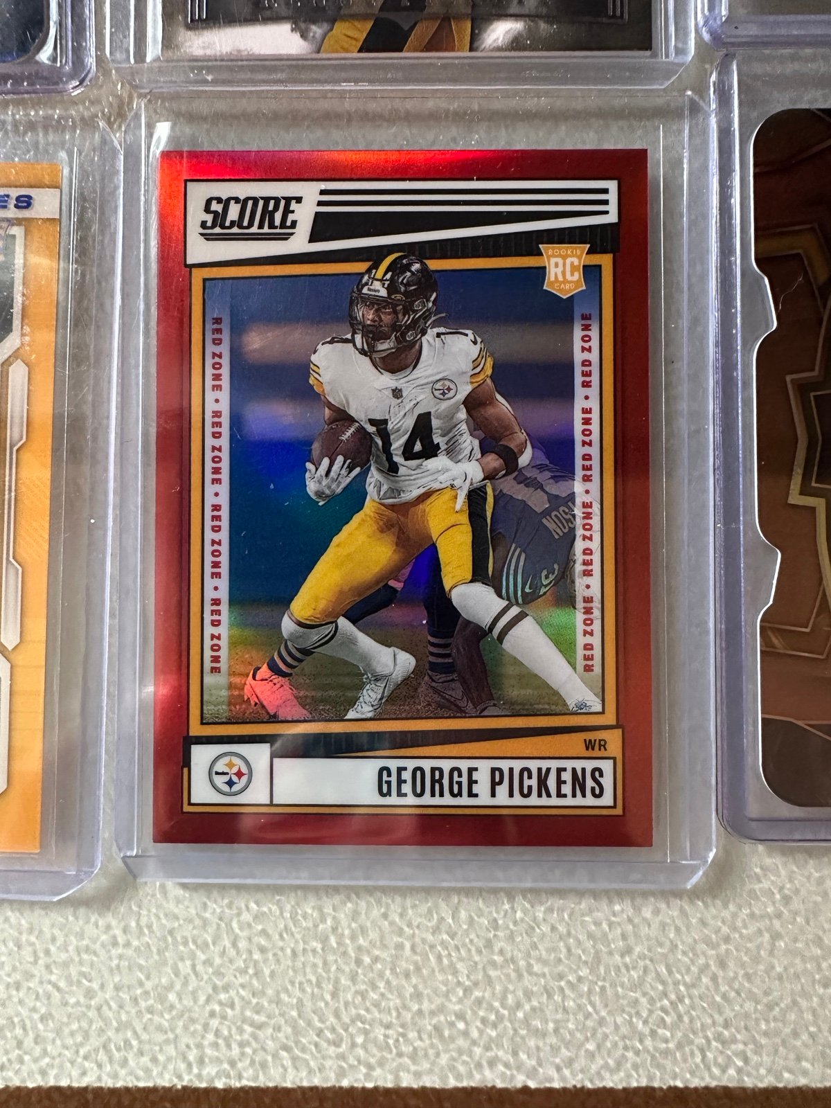 George Pickens score red /20