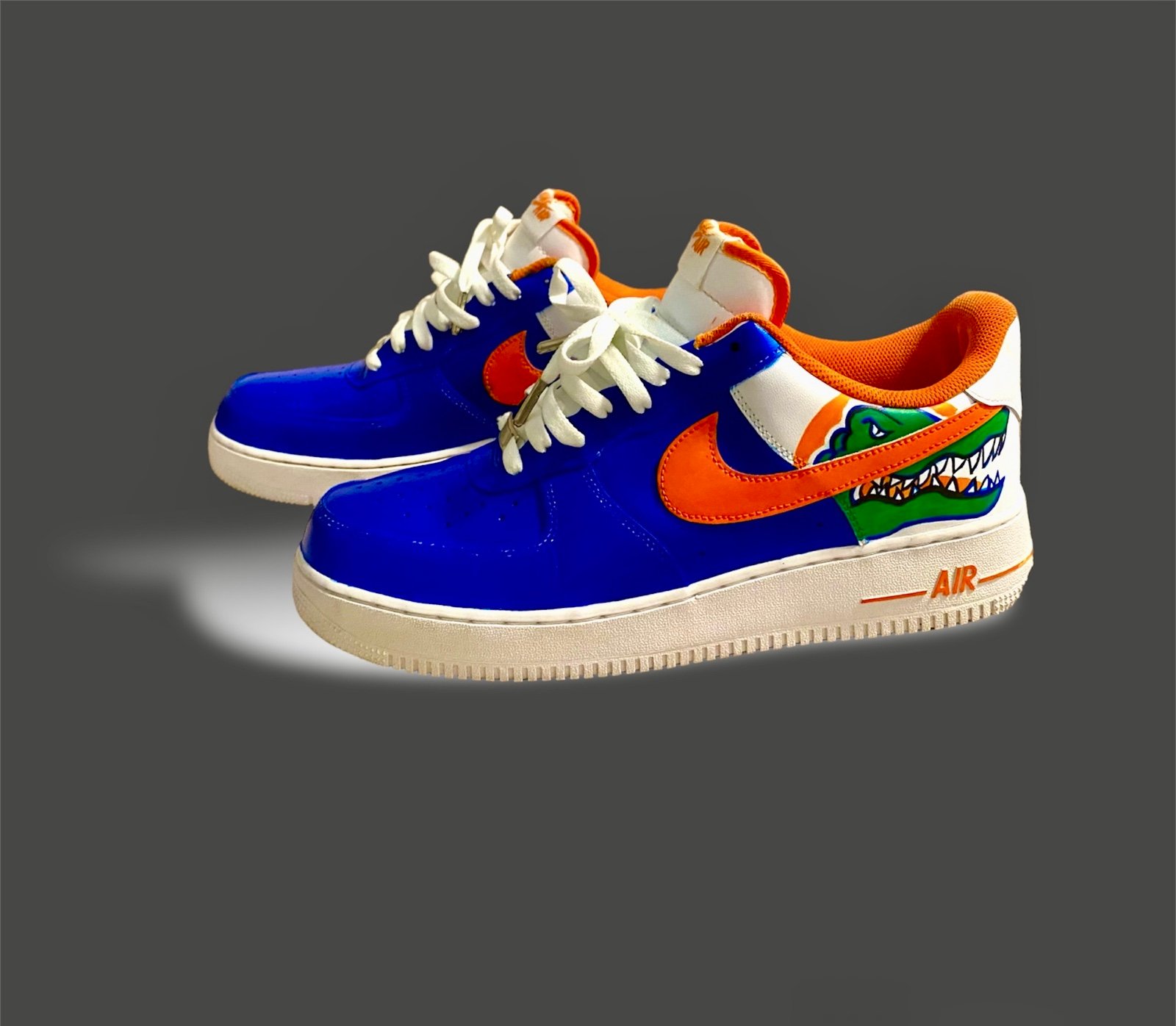 Florida Gators Custom Nike Air Force 1 (315122-111) Size US 12