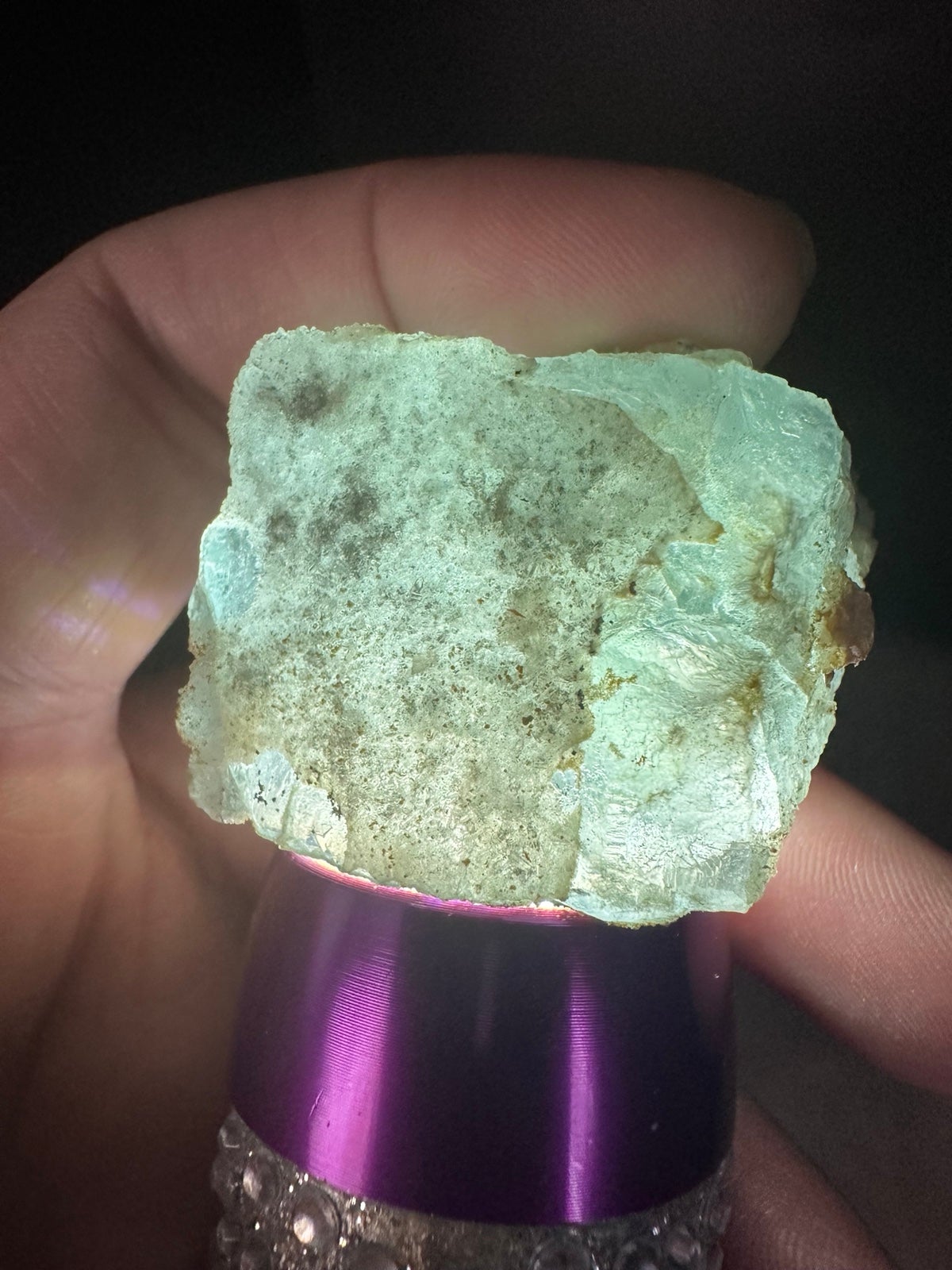 Blue Cubic YGX Fluorite