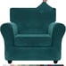 Luxury Velvet Chair Slipcovers with Arms 2 Piece