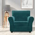 Luxury Velvet Chair Slipcovers with Arms 2 Piece