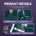Luxury Velvet Chair Slipcovers with Arms 2 Piece