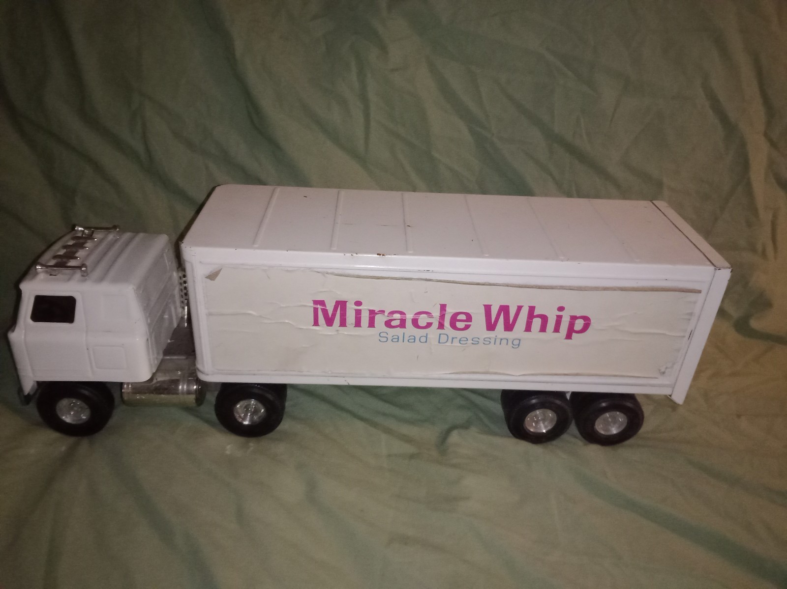 Vintage ERTL Miracle Whip Semi Truck Metal Toy
