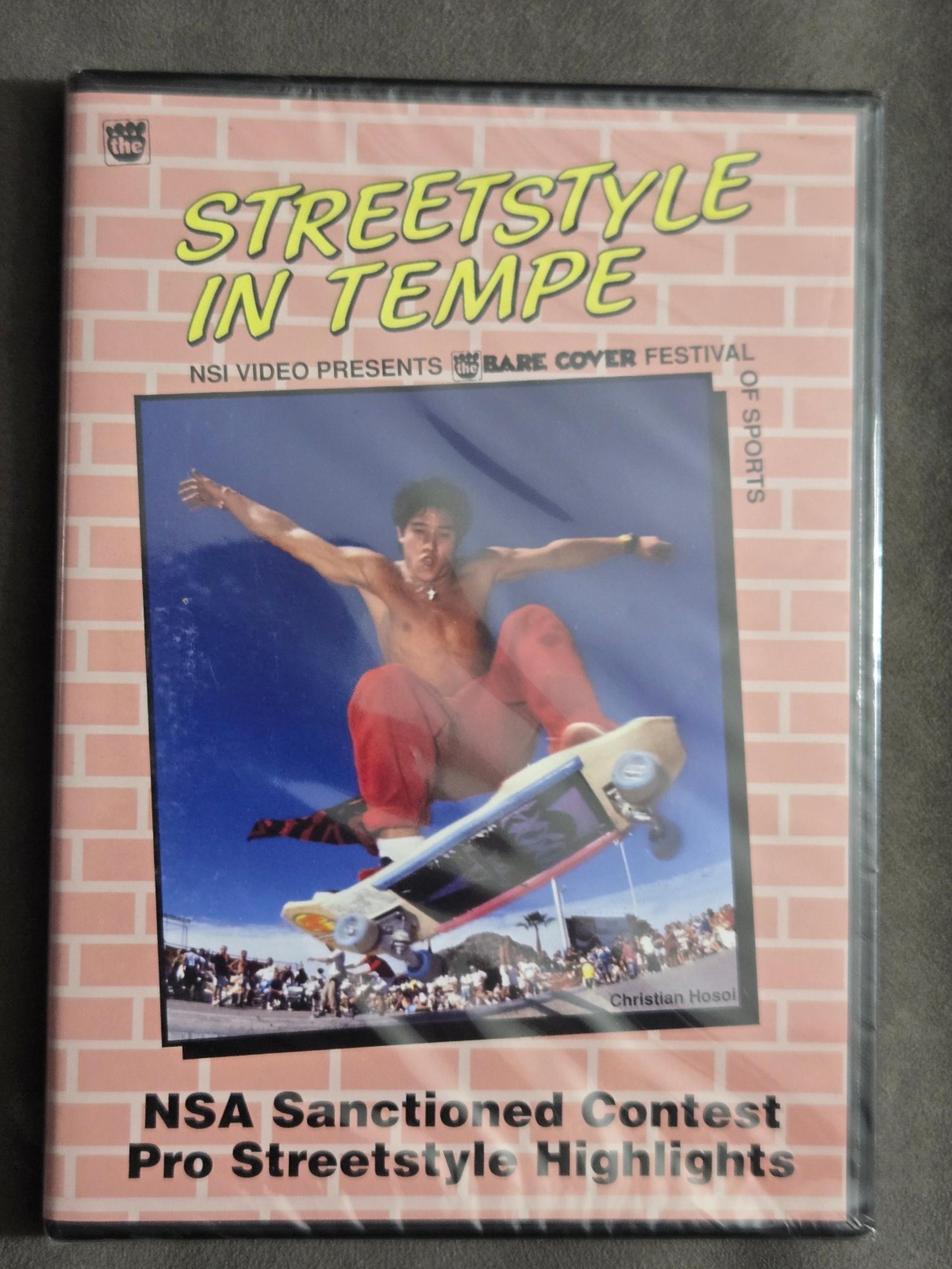 STREETSTYLE IN TEMPE OLD SCHOOL SKATEBOARD STREET STYLE DVD 80s