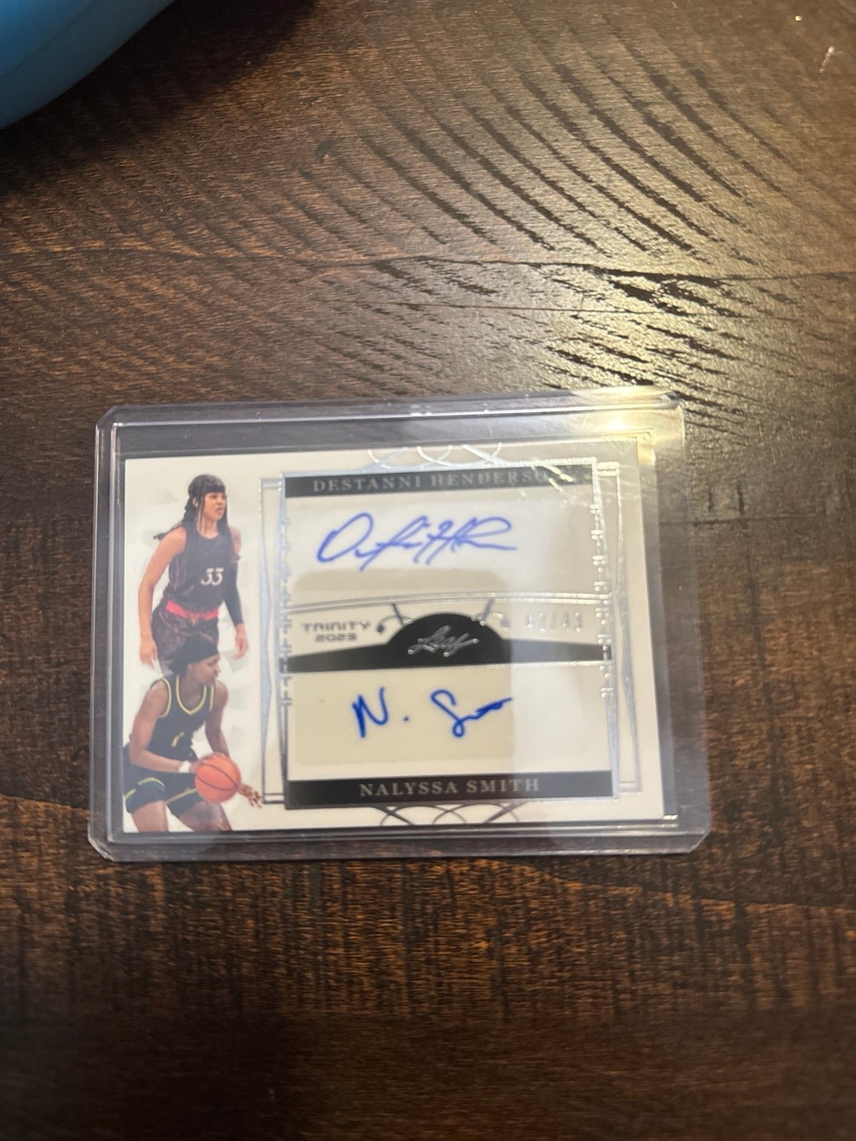 WNBA Double Rookie Signature Card