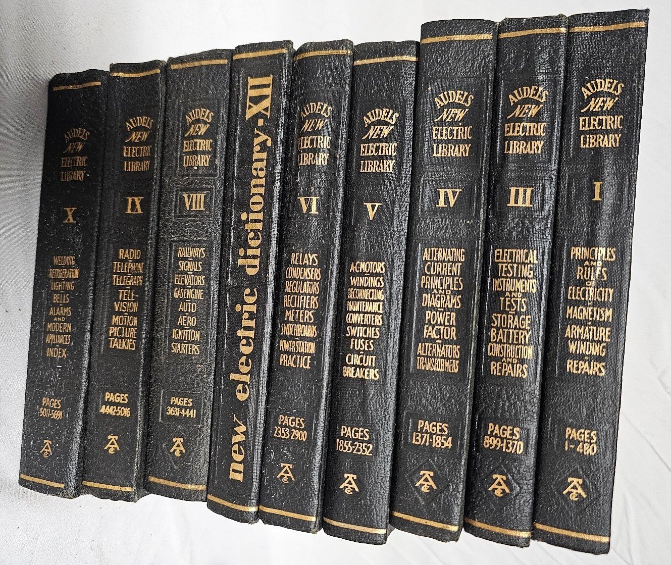 Audels New Electric Library Set