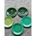 Fiesta Ware plates 6 1/4” salad/ bread & butter/saucer greens, 5 pieces Vintage