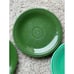 Fiesta Ware plates 6 1/4” salad/ bread & butter/saucer greens, 5 pieces Vintage