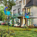 LED Solar Power Lawn Stakes Light Metal Peacock Garden Waterproof Lamps Courtyar