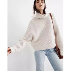 Madewell Womens Top Cream Ivory Side-But