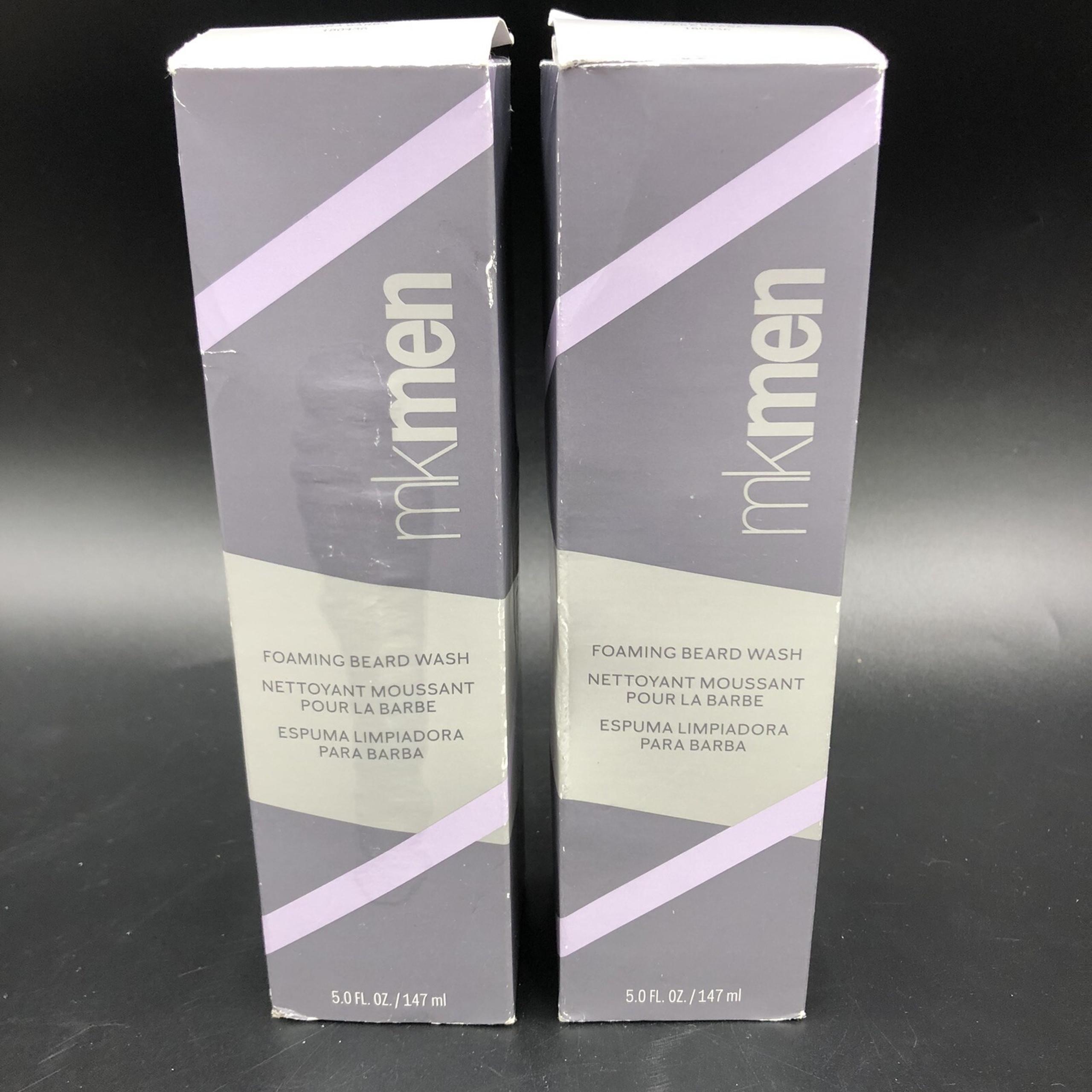 Lot Of 2 New In Box Mary Kay MK MEN Foaming Beard Wash Full Size 180436