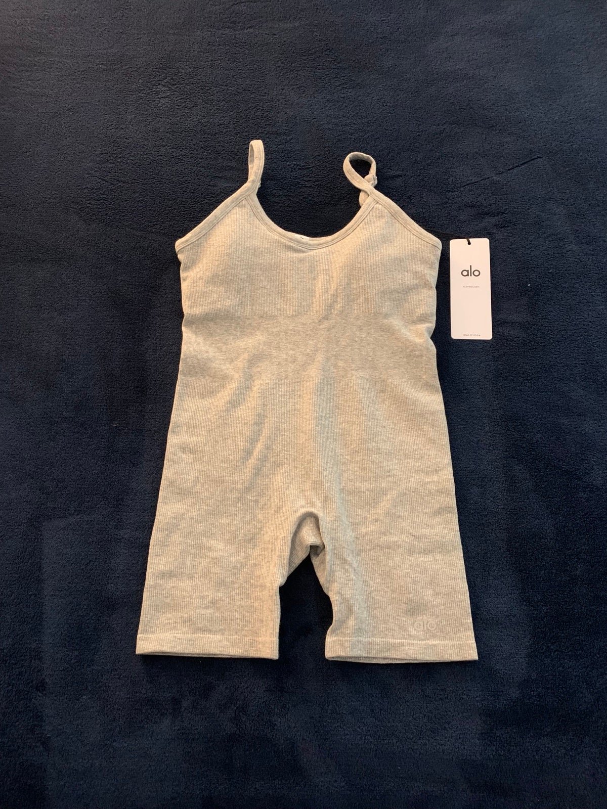 Alo Yoga Seamless Ribbed Mellow Onesie (xs)