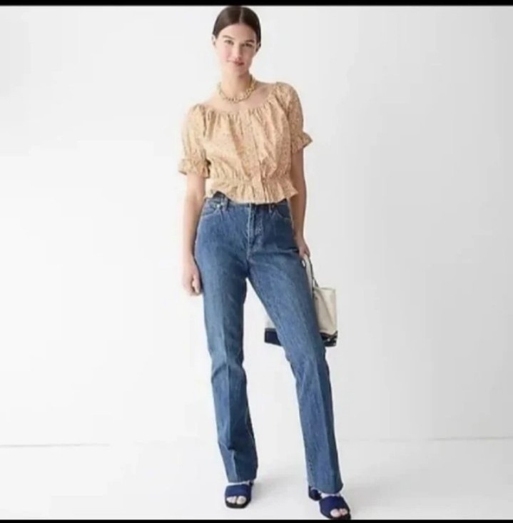 J.CREW full length demi-boot jeans in Kamari wash Size 29 Tall NWT 128 1 LEFT!