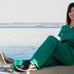 10 medical scrub sets green & blue size small