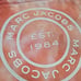 NWT MARC JACOBS Signet Tie Dye Canvas Tote Bag Melon