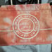 NWT MARC JACOBS Signet Tie Dye Canvas Tote Bag Melon