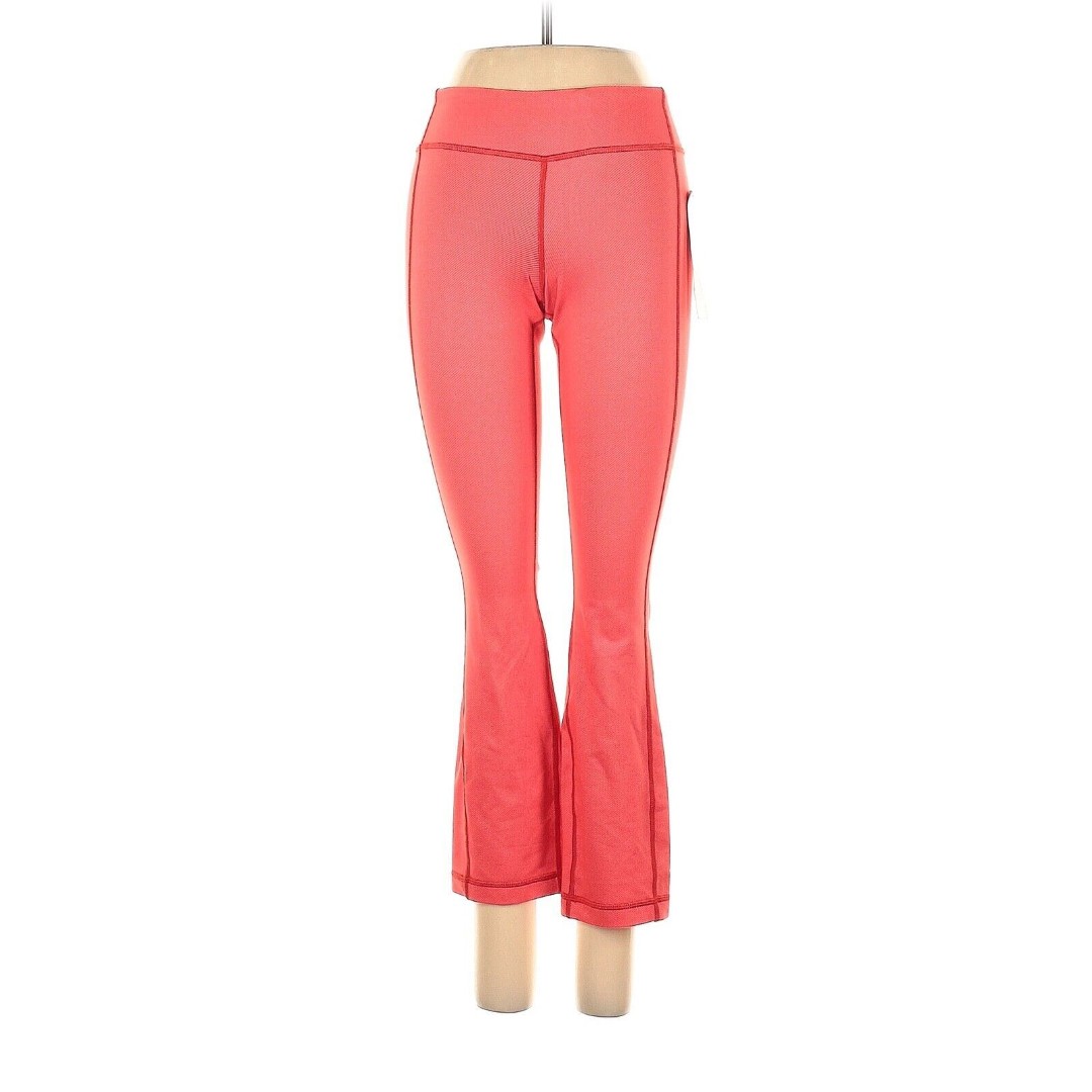 LULULEMON ATHLETICA Love Red Lululemon P.Y.B Pant Denim Leggings - US 4