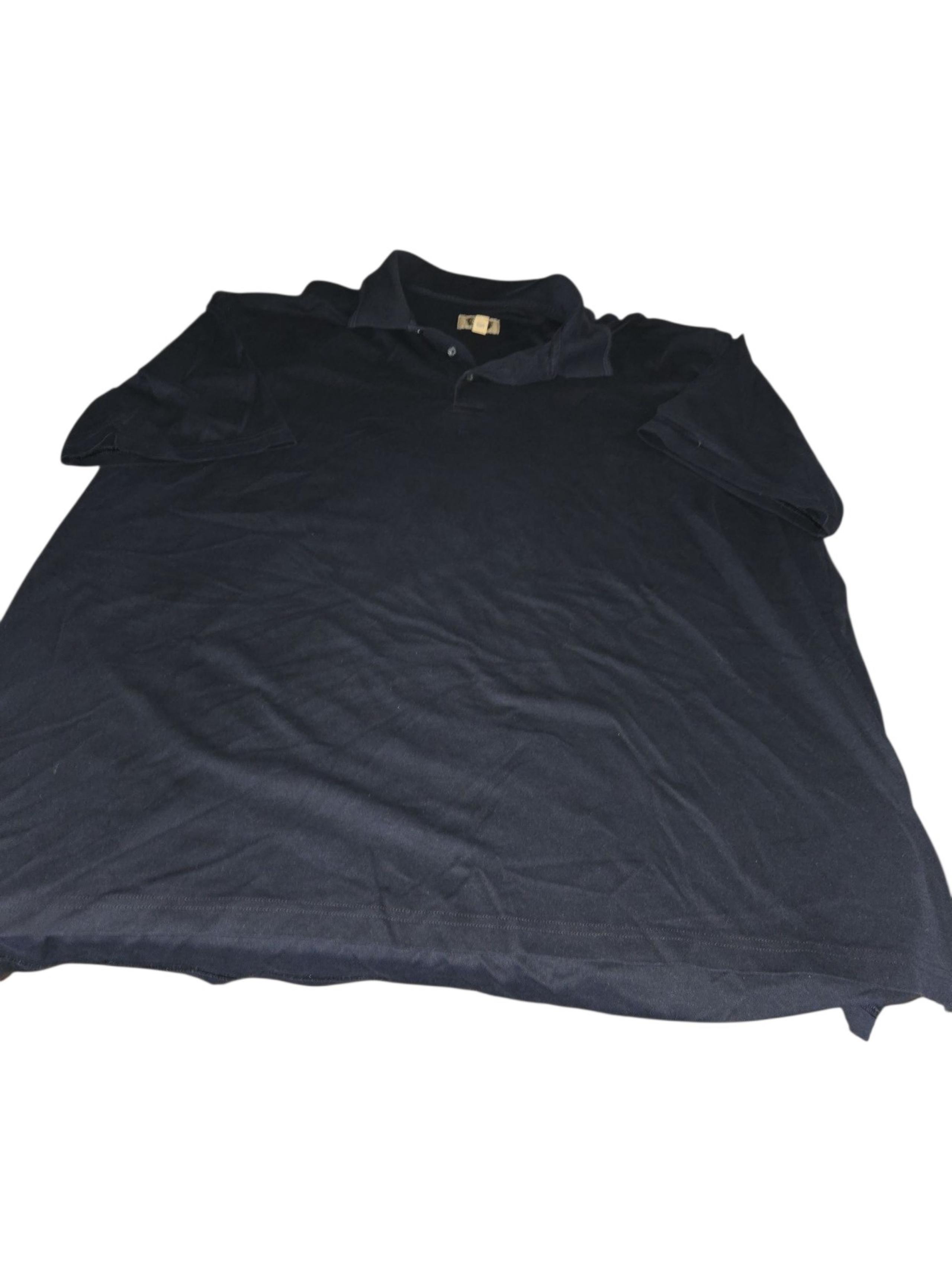 Foundry black polo men's shirt 4XLT extra large tall