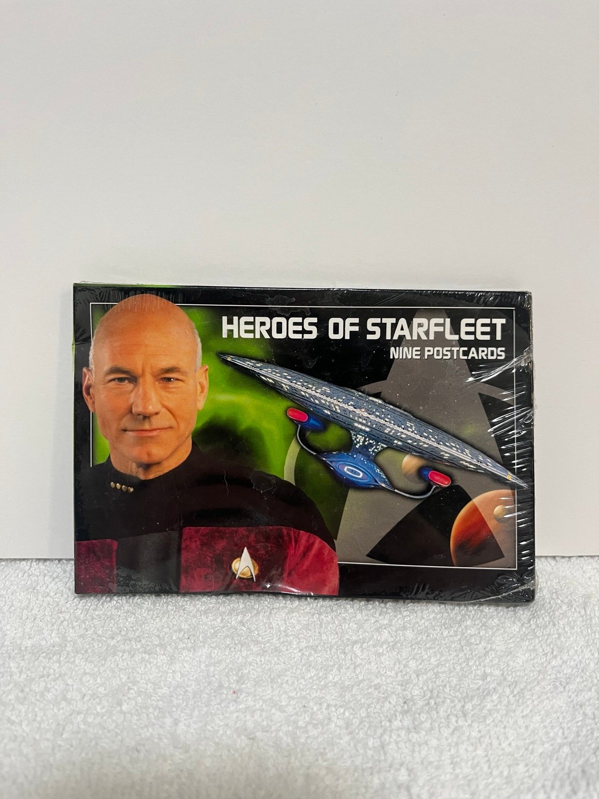 Rare 2000 U.K. Fan Club Exclusive Star Trek Heroes of Starfleet 9 Postcard Set