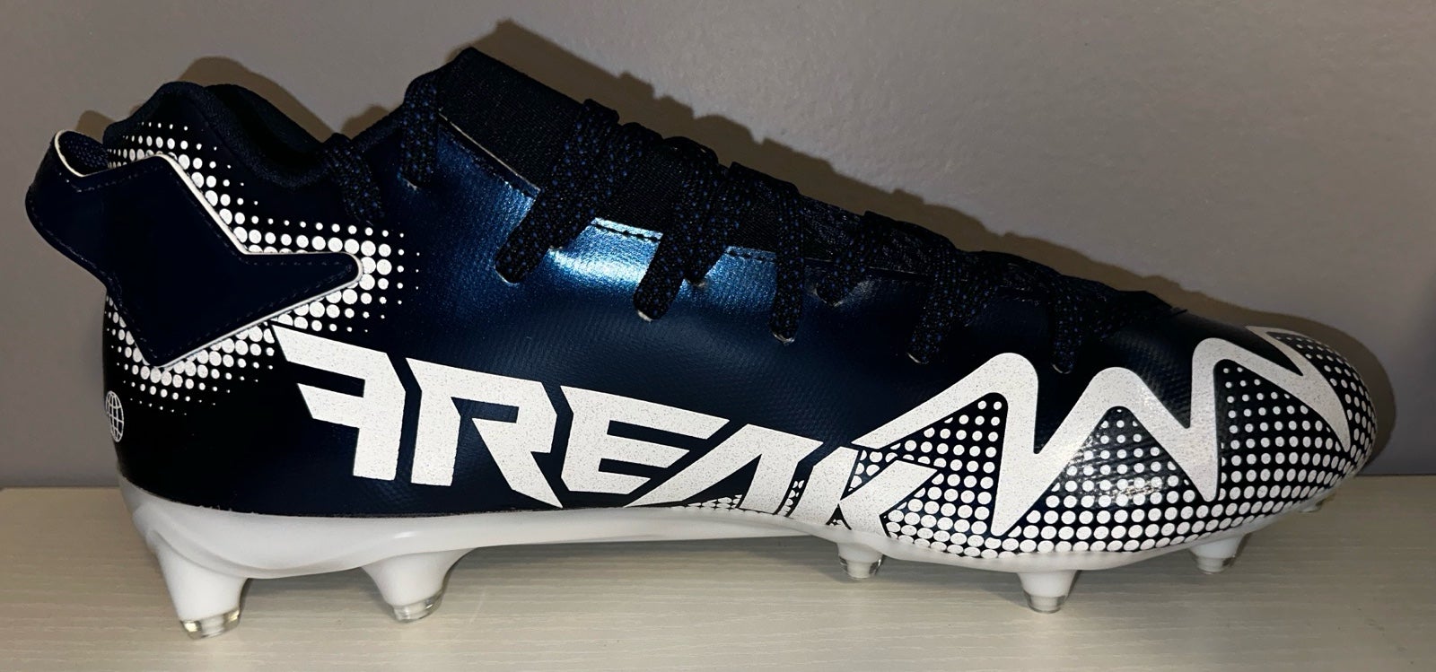 Adidas Freak 22 Team Football Cleats Navy Blue Metallic Mens Size 14- HP8773