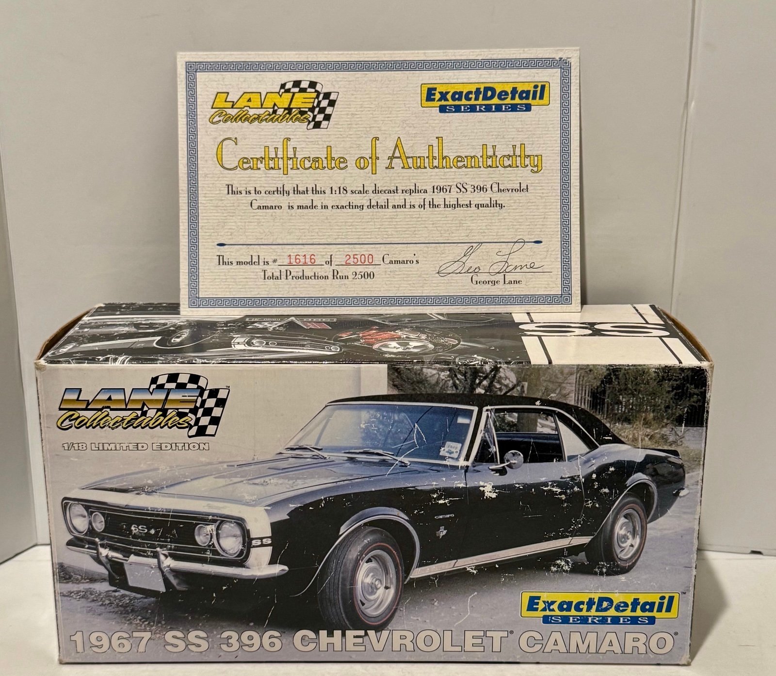 Exact Detail Series 1/18 Scale 1967 SS 396 Chevrolet Camaro SS (0151)