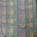 Vintage colorful abstract memphis modernist style curtain panel