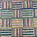Vintage colorful abstract memphis modernist style curtain panel