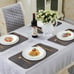Set of 6 Placemats + Coasters, Farmhouse Rustic Polyester Plastic 16.5 x 12in