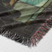 Dark Angel Blanket Stained Glass Tapestry Woven Throw whimsigoth fantasy fae