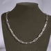 18K White Gold Paper Clip Chain Necklace Womens Silver Jewelry 18 Karat 20 20in