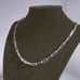 18K White Gold Paper Clip Chain Necklace Womens Silver Jewelry 18 Karat 20 20in