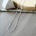 18K White Gold Paper Clip Chain Necklace Womens Silver Jewelry 18 Karat 20 20in