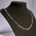 18K White Gold Paper Clip Chain Necklace Womens Silver Jewelry 18 Karat 20 20in