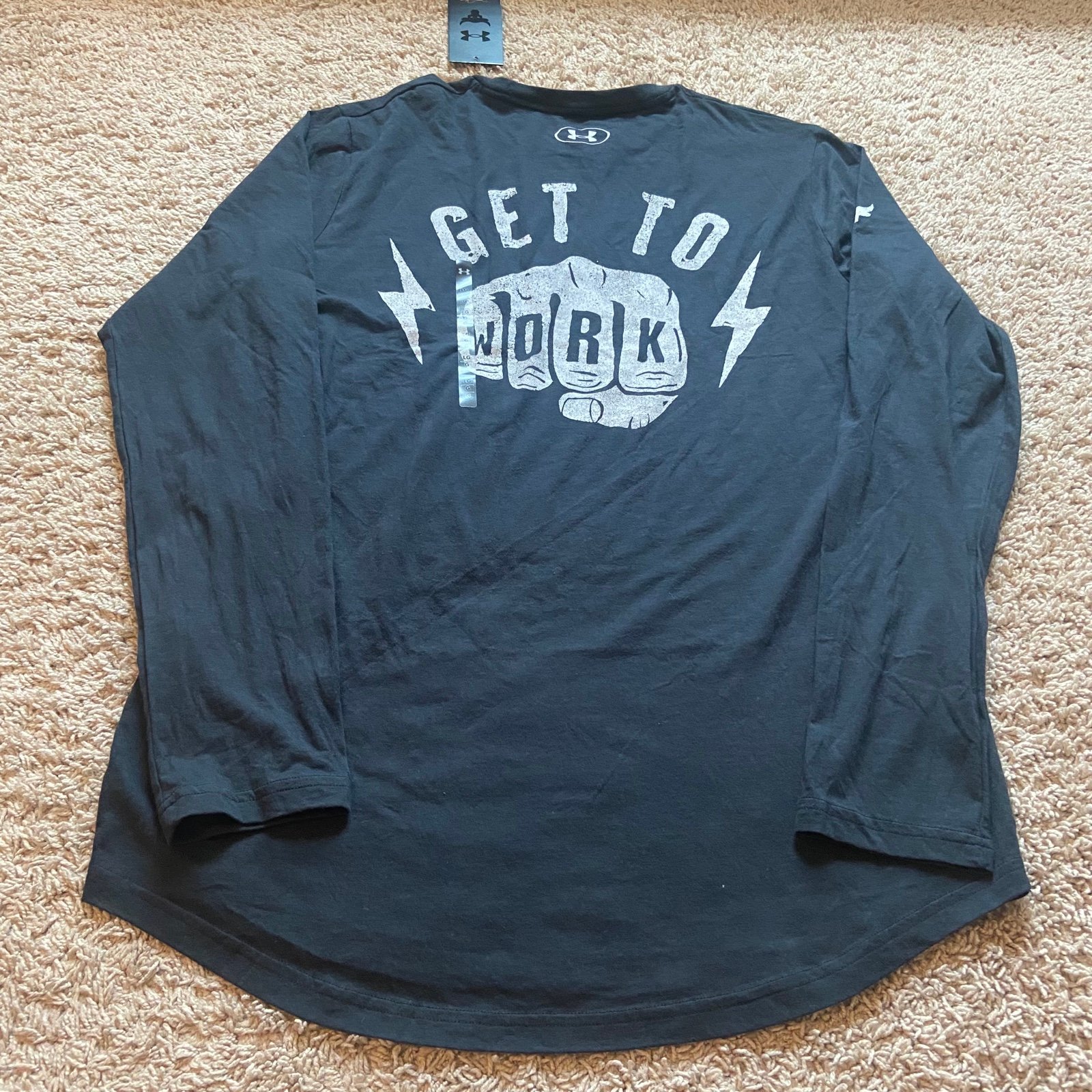 Men’s Under Armour Project Rock Get to Work Long Sleeve T-Shirt