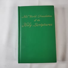 New World Translation Of The Holy Scriptures Green Hardcover 1961 Edition