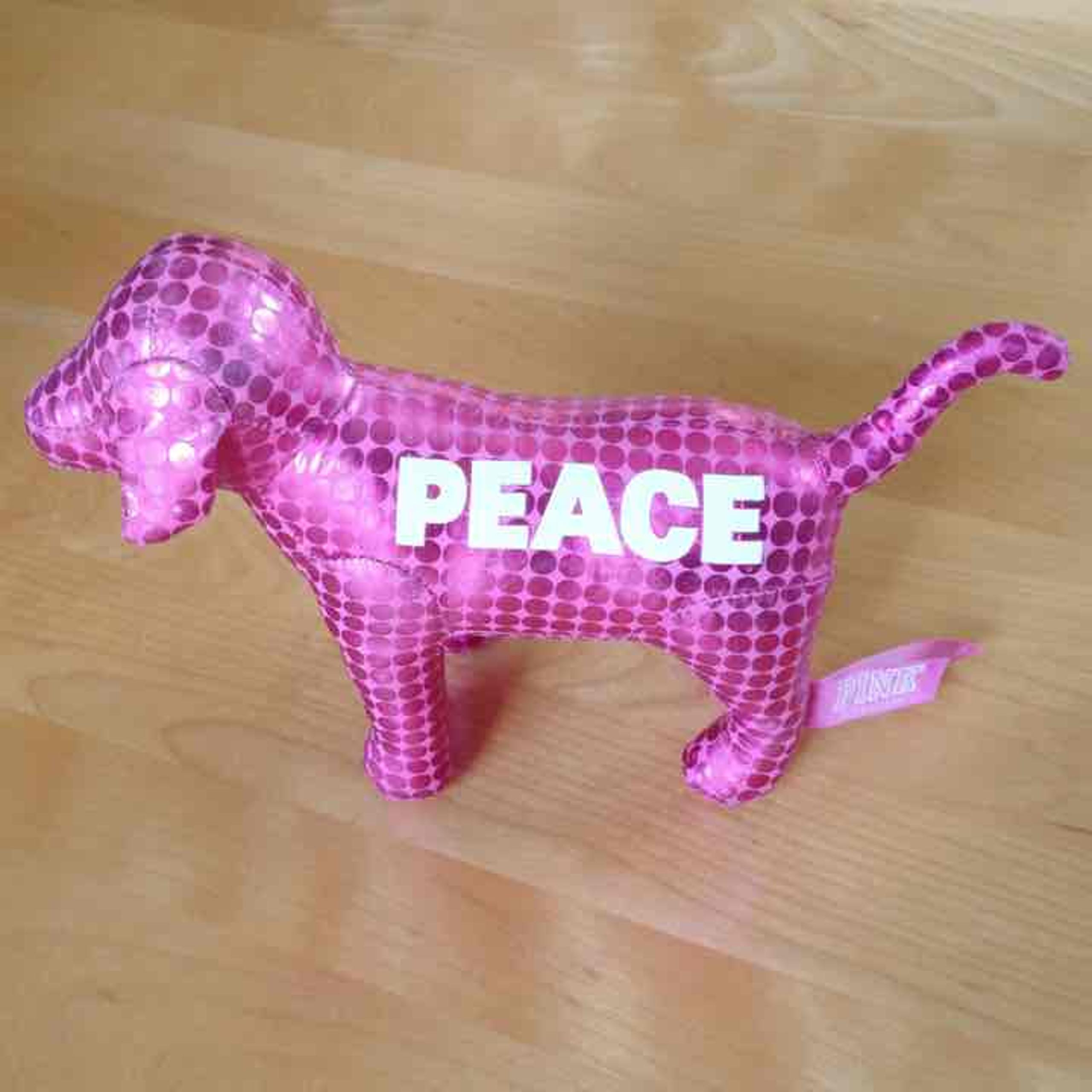 PINK VS peace dog