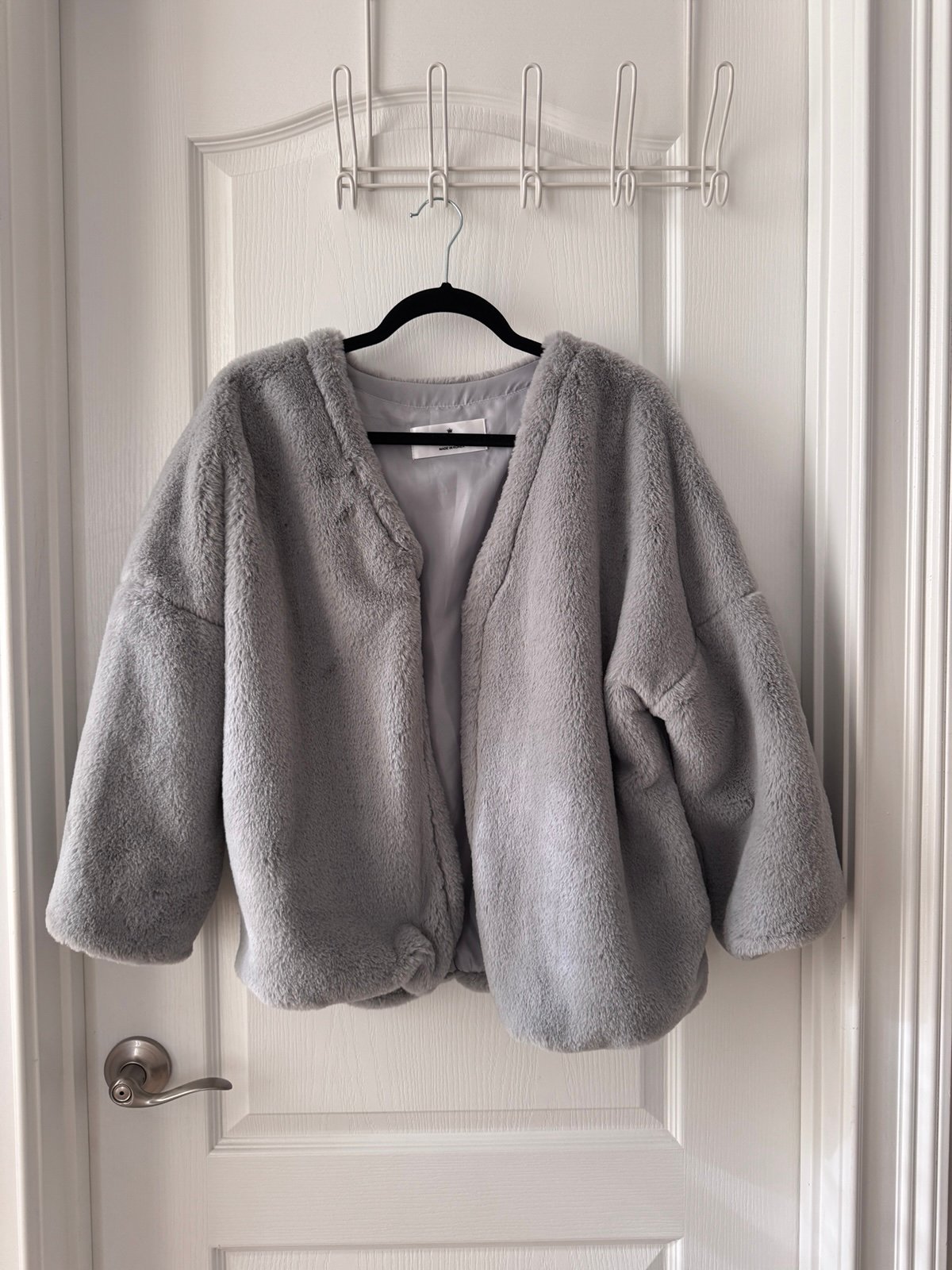 Faux fur jacket