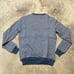 Fiorucci Sweatshirt Mens XL Blue Long Sleeve Spell Out Round Neck Retro