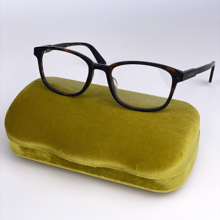 NEW Gucci GG0867OA 002 Havana Men Eyeglasses