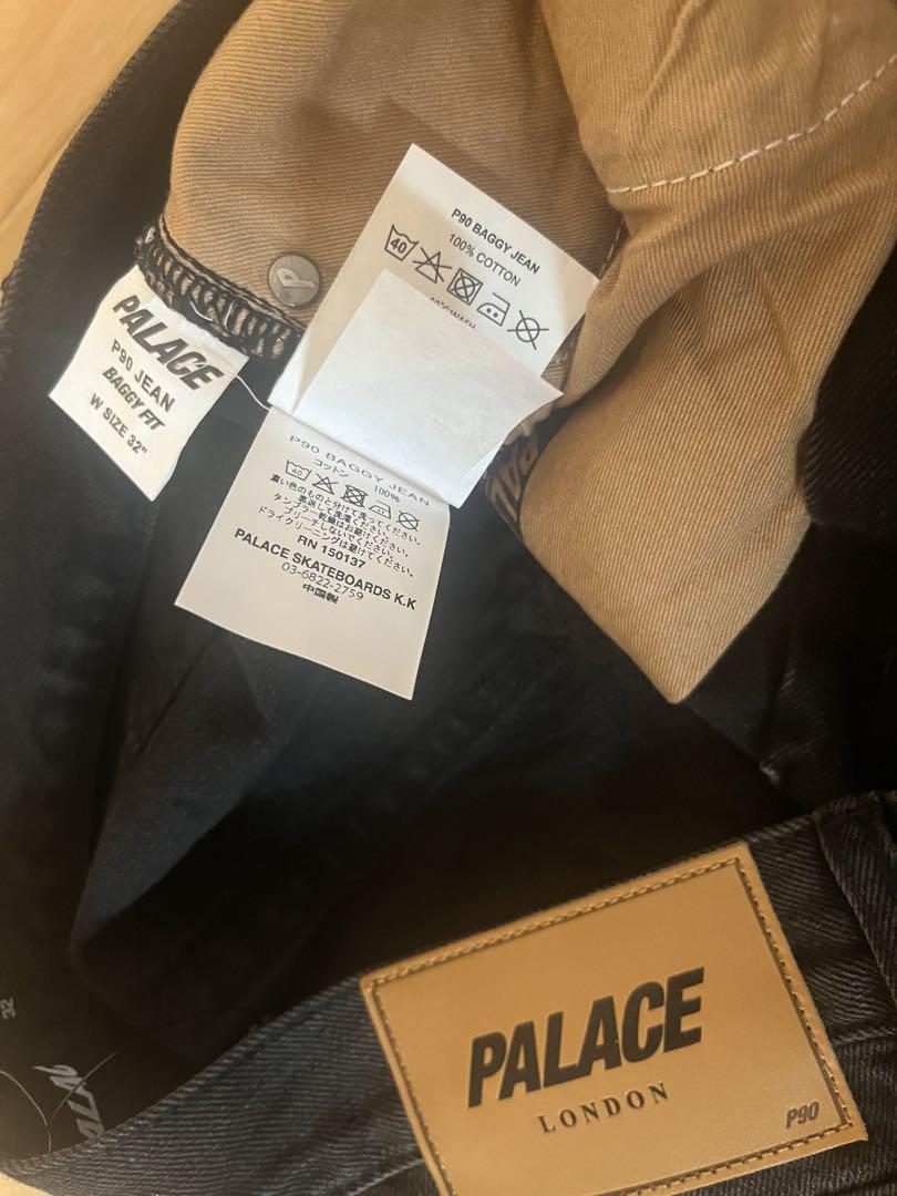 Panel P90 Baggy Jean Black - Winter 2024 - Palace Community