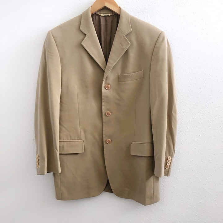 DOLCE & GABBANA Vintage Tan Blazer Size 48