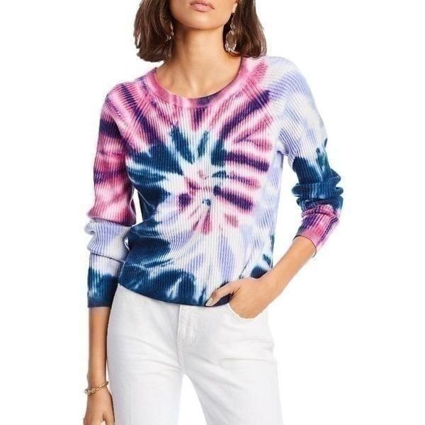 Tie Dye Ribbed Knit Sweater size Small