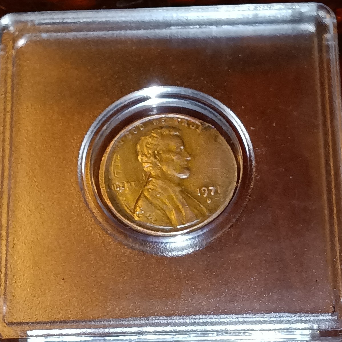 1971 Lincoln Memorial cent error