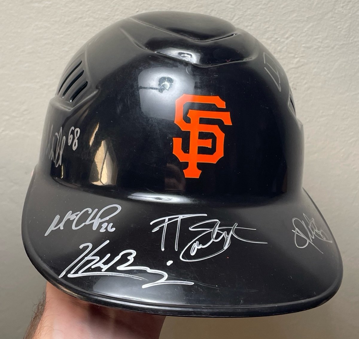 Matt Chapman Autographed Helmet San Francisco Giants Authentic