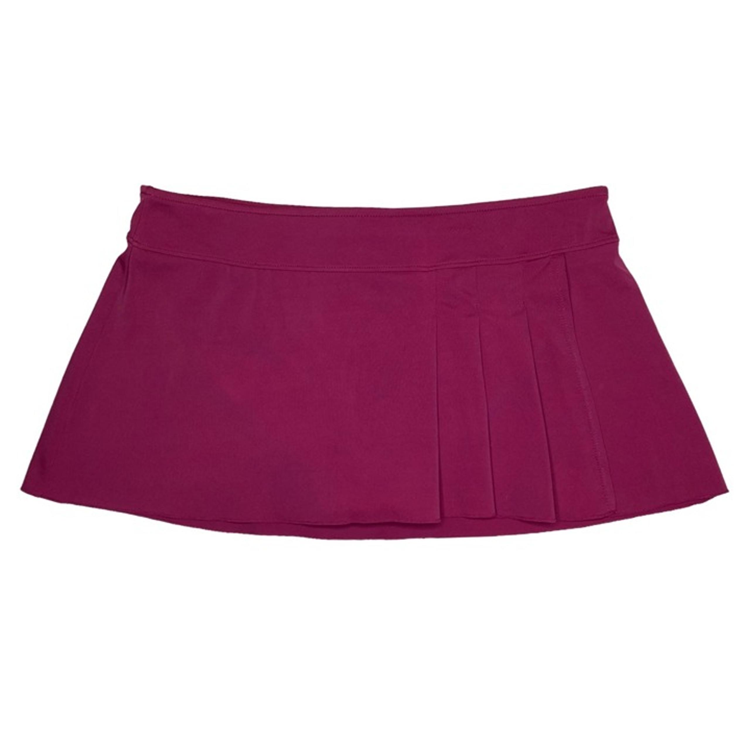 ATHLETA Women's Pleated 2-in-1 Mini Skirt Bikini Bottom