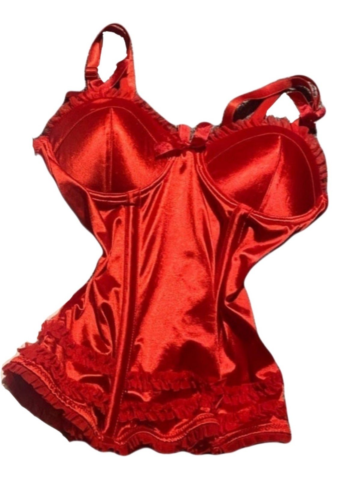Morbid Threads y2k corset top 32A/B Sexy Red