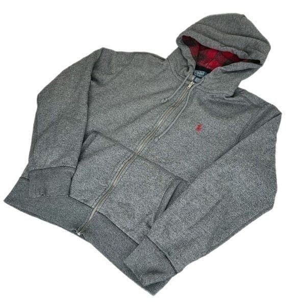 Vintage Polo Ralph Lauren Hoodie size Medium zip Talon