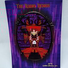 Hazbin Hotel Alastor Enamel Pin