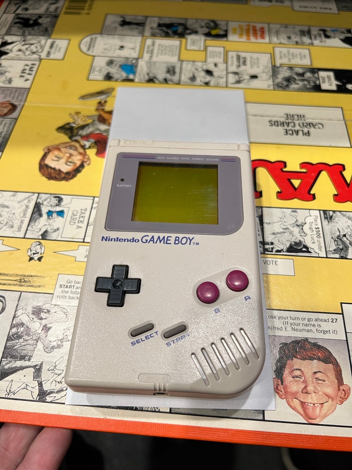 Original Nintendo Gameboy & Light Boy