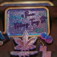 Rolling Tray Set • 6 Piece Set *FREE SHIPPING*
